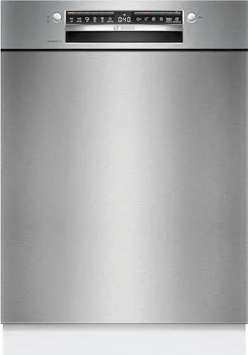 Produktbild: Bosch SMU4ECS24E Serie 4, Smarter Unterbau-Geschirrspüler, 60cm, Spülmaschine Made in Germany, Besteckschublade, besonders leise, SpeedPerfect Plus schneller sauberes Geschirr, Rackmatic, Edelstahl