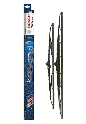Produktbild: Bosch Scheibenwischer Twin Spoiler 611S, Länge: 600mm/530mm – Set für Frontscheibe