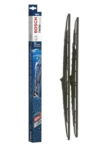 Produktbild: Bosch Scheibenwischer Twin Spoiler 652S, Länge: 650mm/575mm – Set für Frontscheibe