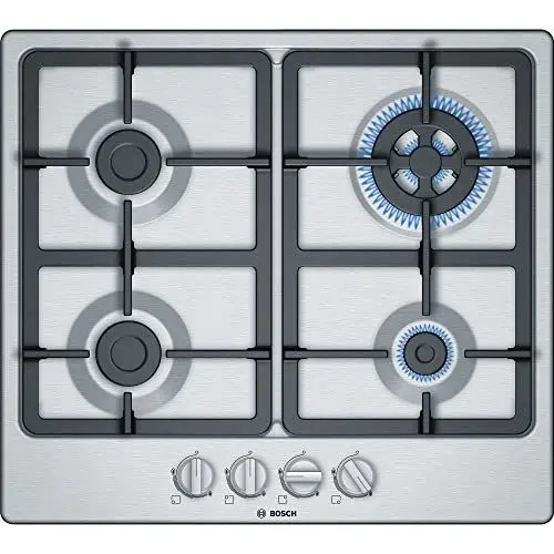 Produktbild: Bosch Serie 4 PGH6B5B90 hob Stainless steel Built-in Gas 4 zone(s)