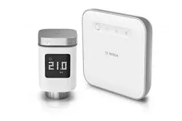 Produktbild: Bosch Smart Home Starter Set Heizen, mit App Steuerung, kompatibel mit Apple Homekit, Amazon Alexa und Google Assistant - Amazon Edition