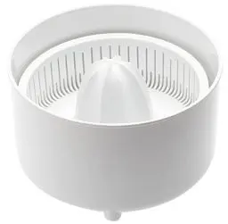 Produktbild: Bosch Zitruspresse MUZ4ZP1, Kunststoff, Siebkorb mit Presskegel und Auffangschale, spülmaschinengeeignet, weiß, passend für MUM4 Küchenmaschine