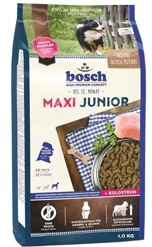 Produktbild: bosch HPC Maxi Junior | Hundetrockenfutter zur Aufzucht großer Rassen (ab 25 kg) | 1 x 15 kg
