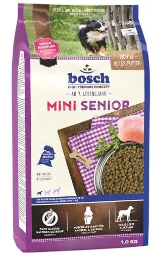 Produktbild: bosch HPC Mini Senior | Hundetrockenfutter für ältere Hunde kleiner Rassen (bis 15 kg) | 1 x 2.5 kg
