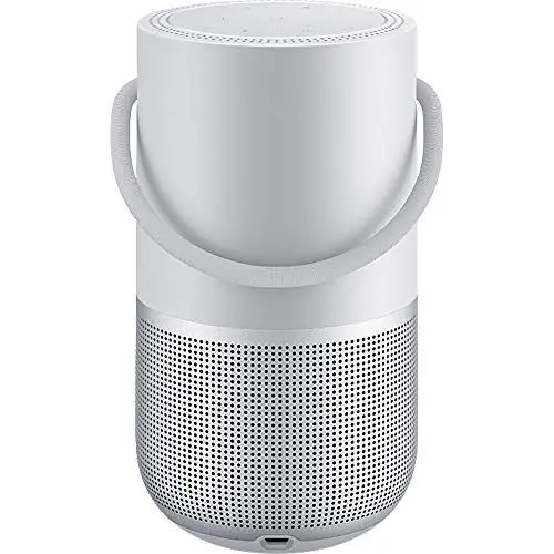 Produktbild: Bose Portable Smart Speaker – mit integrierter Alexa-Sprachsteuerung, in Silber