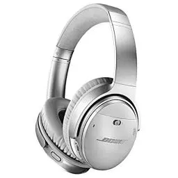 Produktbild: Bose QuietComfort 35 Wireless Headphones II – Kabellose Noise-Cancelling-Kopfhörer mit Bluetooth im Over-Ear-Design mit Integriertem Mikrofon und Alexa-Sprachsteuerung, Silber