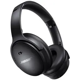 Produktbild: Bose QuietComfort 45 kabellose Noise-Cancelling-Bluetooth-Kopfhörer, Mikro, Einheitsgröße, Schwarz