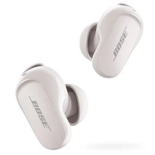 Produktbild: Bose QuietComfort Earbuds II, kabellos, Bluetooth, die weltweit besten Noise-Cancelling-In-Ear-Kopfhörer mit individueller Lärmreduzierung und personalisiertem Klang, Weiß