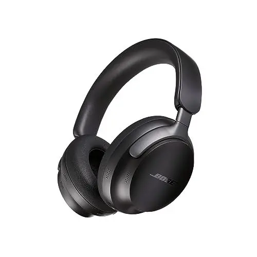 Produktbild: Bose QuietComfort Ultra Kabellose Kopfhörer mit Noise-Cancelling für räumlichen Klang, Over-Ear-Kopfhörer mit Mikrofon, Bis zu 24 Stunden Akkulaufzeit, Kopfhörer mit Raumklang, Schwarz