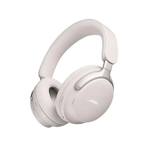 Produktbild: Bose QuietComfort Ultra Kabellose Kopfhörer mit Noise-Cancelling für räumlichen Klang, Over-Ear-Kopfhörer mit Mikrofon, Bis zu 24 Stunden Akkulaufzeit, Kopfhörer mit Raumklang, Weiß