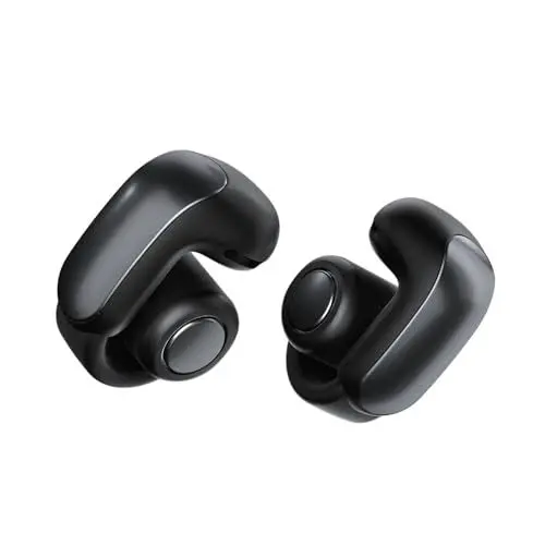 Produktbild: Bose Ultra Open Ear Earbuds mit OpenAudio-Technologie, Open Ear kabellose Earbuds, bis zu 48 Stunden Akkulaufzeit, Schwarz