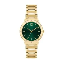 Produktbild: BOSS Analog Quarzuhr für Damen Kollektion Breath mit Goldfarben Edelstahlarmband - 1502649