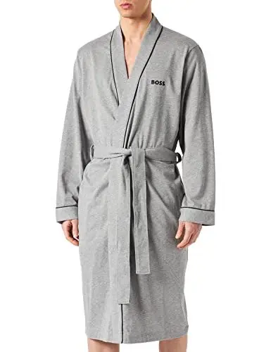 Produktbild: BOSS Herren Kimono bm Bademantel, Medium Grey 033, XL EU