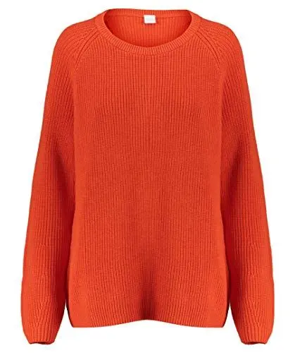 Produktbild: BOSS Grobstrickpullover WASANDEL in Rippenoptik Farbe rot 621 (M)