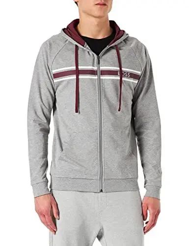 Produktbild: BOSS Herren Authentic Jacket Zip Hoodie, Medium Grey33, XL EU