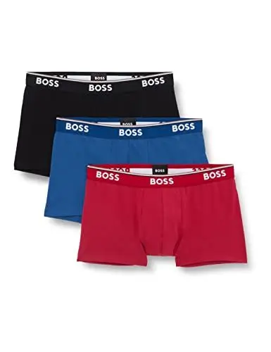 Produktbild: BOSS Hugo Herren Boxer Brief 3p Co/EL Boxershorts, Mehrfarbig, M
