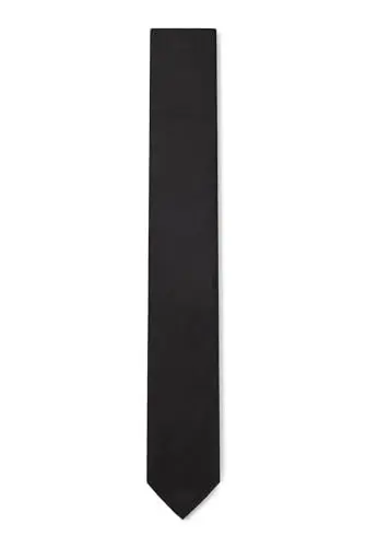 Produktbild: BOSS Herren H-TIE 6 CM In Italien gefertigte Krawatte aus reinem Seiden-Jacquard Schwarz Stck