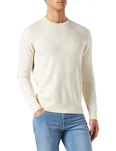 Produktbild: BOSS Herren Pullover, Casual, Open Weiß131, XXL
