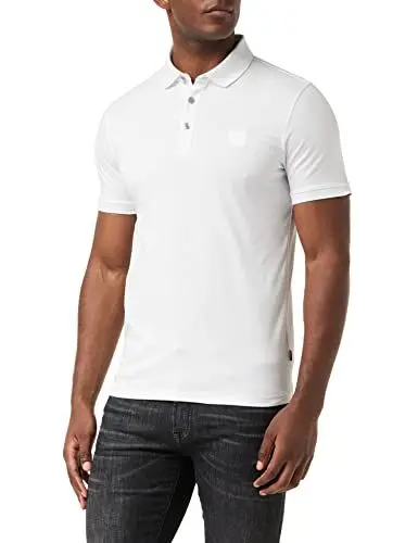 Produktbild: BOSS Herren Passenger 10242645 01 Polohemd, White100, L EU