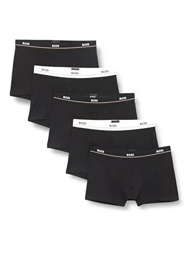Produktbild: BOSS Herren Trunk 5p Co/EL Boxershorts, New - Black1, XL EU
