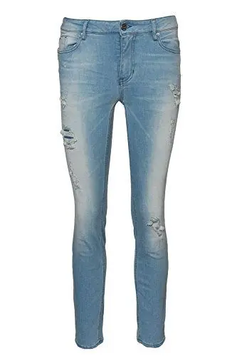 Produktbild: BOSS Orange Damen Straight Leg Jeanshose Orange J21 Brooklyn, Gr. W28, Blau (Medium Blue 427)