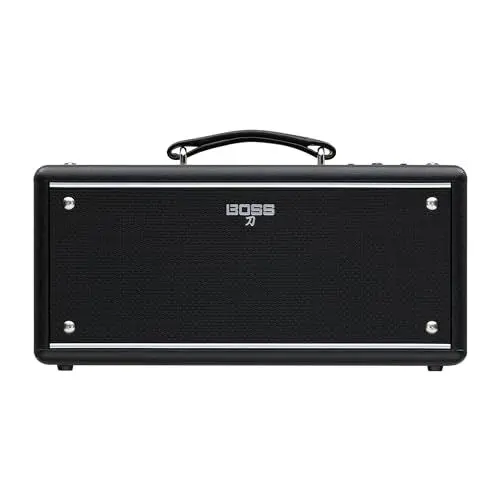 Produktbild: BOSS Katana-Air EX | Leistungsstarker kabelloser Desktop-Verstärker für Gitarre, Bass & elektroakustische Gitarre & Bass | Stereosound mit Zwei 5''-Lautsprechern | 5 Verstärkercharaktere