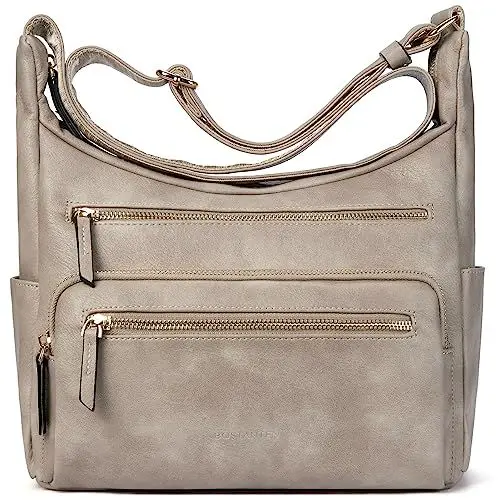 Produktbild: BOSTANTEN Damen Umhängetasche aus Wasserdicht Nylon Mittelgroß Handtasche Casual Schultertasche für Frauen Crossbody Bag