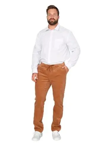 Produktbild: Boston Park Herren große Größen Übergrößen Menswear L-8XL Cordhose Slim Fit beige 30 201450173-30