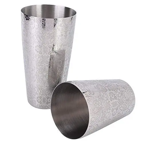 Produktbild: Boston-Cocktail-Shaker, Cocktail-Maker-Set, Edelstahl-Boston-Shaker, Professionelles Barkeeper-Werkzeug Zuhause, Likör-Cobbler-Shaker, Getränke-Cocktail-Zubereitungsset