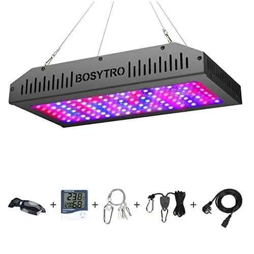 Produktbild: BOSYTRO LED Grow Lampe Pflanzenlicht 1200W Doppelschalter Serie Volles Spektrum LED Pflanzenlampe Vollspektrum LED Grow Light Wachsen Lampe für Hydroponik Gemüse und Blumen Zimmerpflanzen