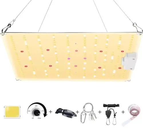 Produktbild: BOSYTRO LED Pflanzenlampe 800W Grow Light Pflanzenlicht Vollspektrum Mit UV und Dimmbarer Funktion Wachstumslampen für Pflanzen Geeignet für Gemüse und Blumen Zimmerpflanzen