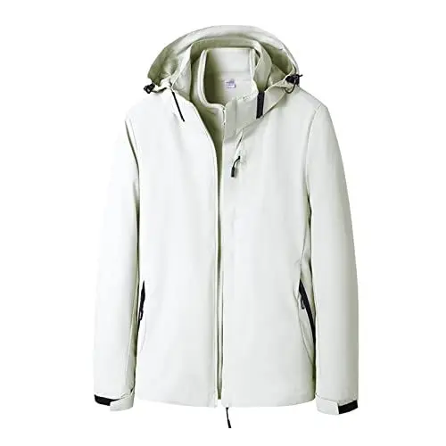Produktbild: Boucle Jacke Wasserdichter Wintermantel Damen Winddichtes, atmungsaktives für Damen im Freien, winddicht, warm, zum Bergsteigen Winterparka Damen Warm Winterjacke Mit Fell Damen (G, XXL)