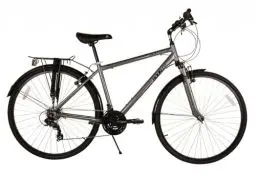 Produktbild: Bounty Country Hybrid Bike - Leichter Alu-Rahmen, 18-Gang-Shimano-Schaltung, Zoom-Federgabel - perfekt für Radsportbegeisterte
