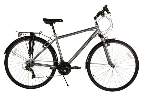 Produktbild: Bounty Country Hybrid Bike - Leichter Alu-Rahmen, 18-Gang-Shimano-Schaltung, Zoom-Federgabel - perfekt für Radsportbegeisterte