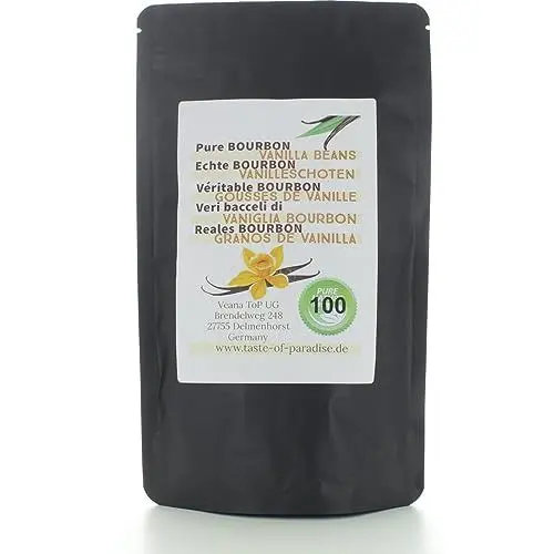 Produktbild: Bourbon Vanilleschoten (100 Stk. - 10-11cm) Top Gourmet Qualität - Grade A 100% natural aus Madagaskar