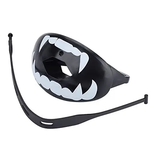 Produktbild: Boxen Mundschutz, TPR Rugby Mundschutz Shock, Sport Zahnschutz Sport-Zahnschutz für Boxen MMA Muay Thai Hockey Kampfsport (Schwarze Hintergrund weiße Zähne)