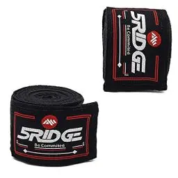 Produktbild: Boxhandbandagen aus Baumwolle, elastische Hand- und Handgelenkstütze für Muay Thai Kickboxen Training Fitnessstudio Workout oder MMA Boxen für Männer und Frauen