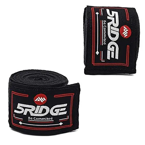 Produktbild: Boxhandbandagen aus Baumwolle, elastische Hand- und Handgelenkstütze für Muay Thai Kickboxen Training Fitnessstudio Workout oder MMA Boxen für Männer und Frauen