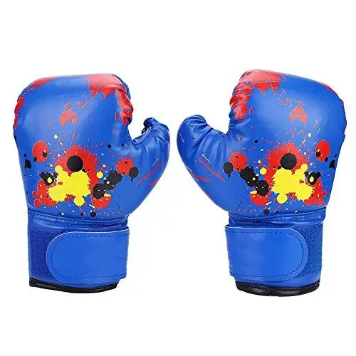 Produktbild: Boxing Gloves, Grappling Prügelhandschuhe für 2–11 Jahre Jungen Mädchen Kampfsport Sparring Junior MMA Training Boxsack Muay Thai Kickboxen (Blue)