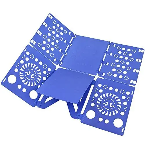 Produktbild: BoxLegend Faltbrett Für Kleidung Hemden Wäsche Erwachsen Faltbrett Kleidung T Shirt Faltbrett Wäsche Faltbrett Verstelltbar Hemdenfalter,Blau