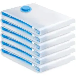 Produktbild: BoxLegend Vakuumbeutel für Kleidung Bettdecken Bettwäsche, 6 * 80x60cm Vakuum Aufbewahrungsbeutel Staubsauger Kompressionsbeutel Vakuum Kleiderbeutel