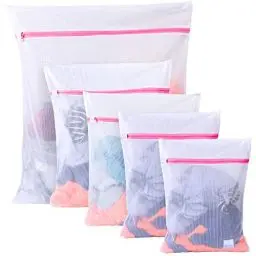 Produktbild: Boxlegend Wäschenetz für Waschmaschine 5er Set - Wäschesack Wäschebeutel mit Reißverschluss Wäschesäckchen Laundry Bag für BH, Reise, Schuhe, Koffer, Socken, Unterwäsche, Babykleidung