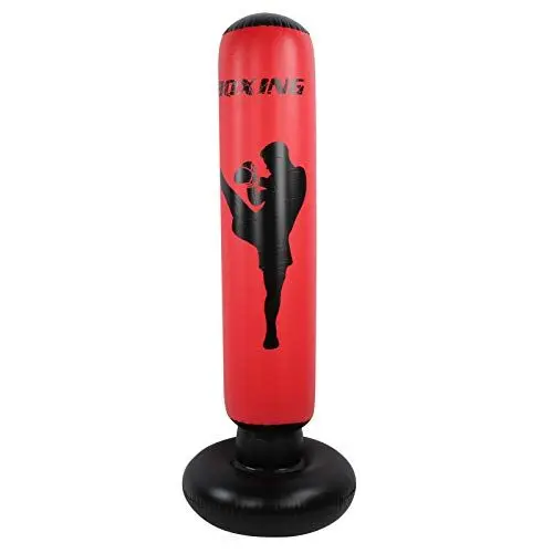 Produktbild: Boxsack, Krafttraining, Aufblasbare PVC-Schlagsäule, Schlagdummy, Taekwondo-Kick-Pad, Aufblasbarer Boxsack, Wand-Tumbler-Box-Hinderniswerkzeug