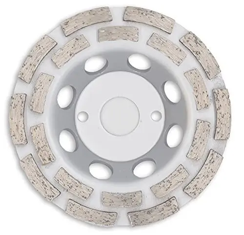 Produktbild: BOXTEC Diamantschleifteller in Premium-Qualität Diamantschleiftopf 22,2 mm doppelreihig für BETON, ESTRICH, MAUERWERK mit hocheffizientem Materialabtrag, Durchmesser:125mm - 5mm - PRO
