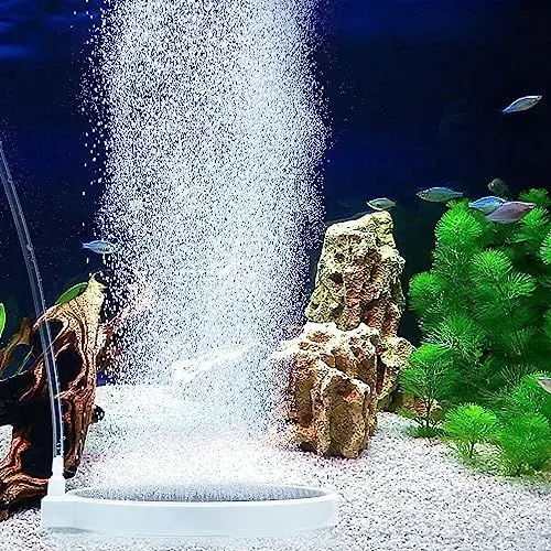 Produktbild: boxtech Aquarium Luftstein,Sauerstoff Stein Nano Bubble Air Stone Kit,Super-High Diffusor für gelösten Sauerstoff Lässt Super Tiny Bubbles für Aquarium und Hydroponic(80 mm)