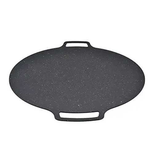 Produktbild: Boxwizard BBQ Grill Grillkocher Korean BBQ Grillpfanne Eisen Antihaft-hitzebeständige Runde Grillschale Schweinebauchpfannkuchen (30CM)