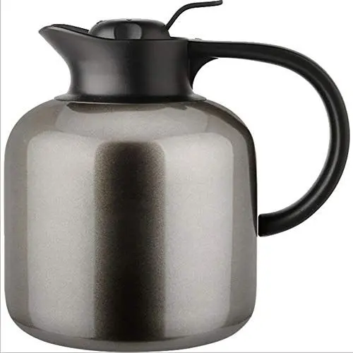 Produktbild: BoYi Outdoor Isolierkanne Isolationstopf Thermoskannen 1,8L 304 Edelstahl Doppelwandige vakuumisolierte Kaffeekanne Auslaufsicher und Wärmekältespeicherung 205x165 mm