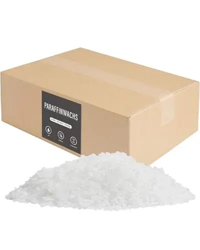 Produktbild: BOYUJK Paraffinwachs für Kerzen 3KG/4KG/10KG, Premium Natürlich Kerzenwachs, 100% Paraffinwachs für die Kerzenherstellung aus biologischem Anbau, ohne Zusatzstoffe, Harmlos und Rein(3KG)