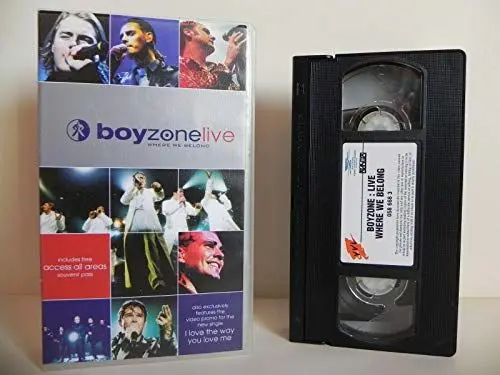 Produktbild: Boyzone - Where we belong/Live (VHS)