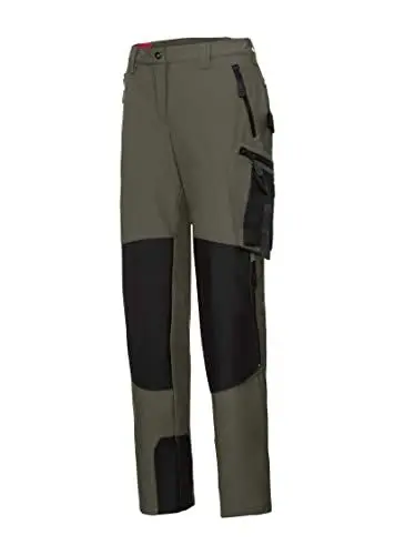Produktbild: BP 1862-620-7332-34n Super-Stretch-Hose für Frauen, Schlanke Silhouette, 250,00 g/m² Stoffmischung mit Stretch, oliv/schwarz, 34n